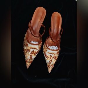 Elegant Beaded Women's Shoes